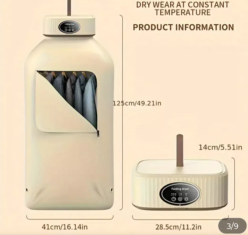 Miniatura 2 de Secadora Ropa Portátil Automática